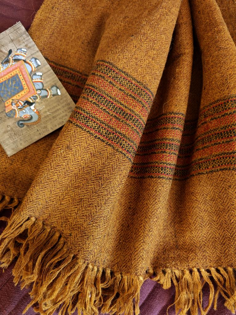 шарф из натуральной шерсти