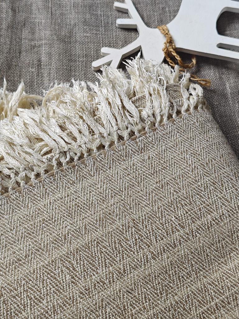 Плед из шерсти яка и шелка White Pearl