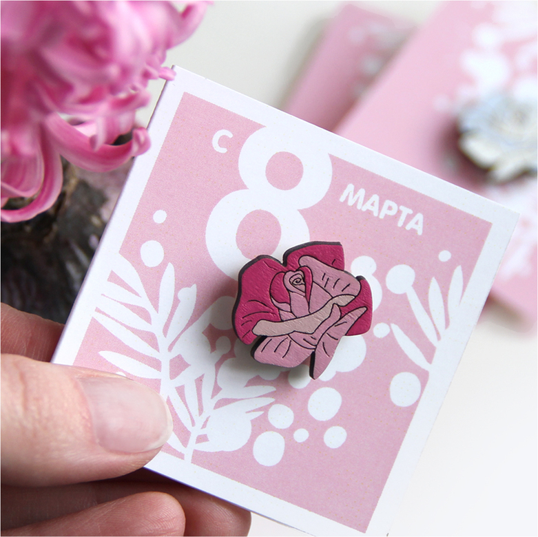 Пин "РОЗОЧКА"