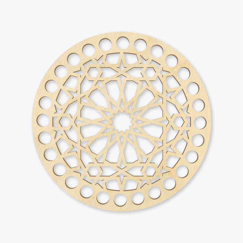 Донышко резное "Витраж" d 11 см