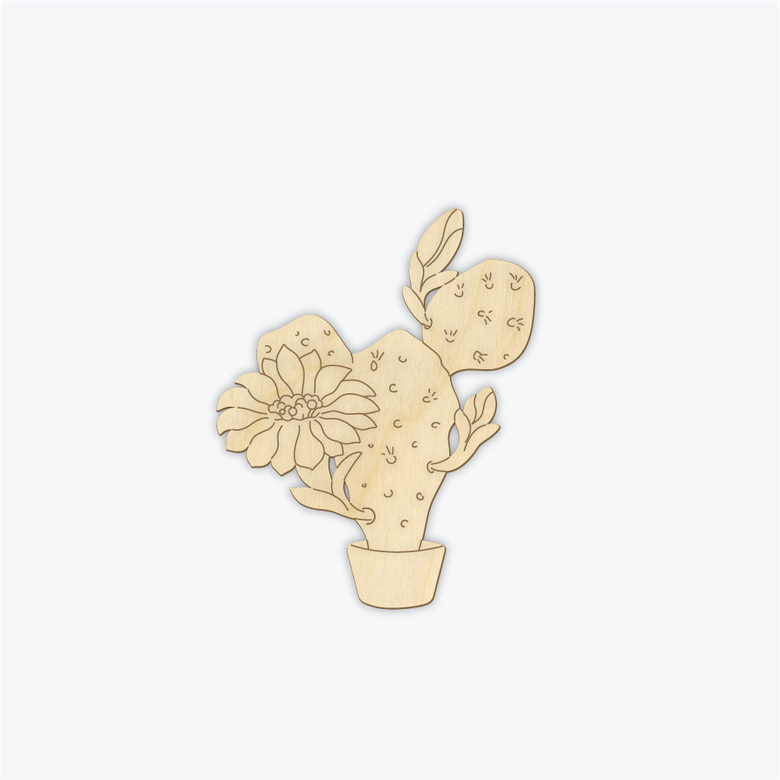 Заготовка для значка Кактус Арт. З_0259