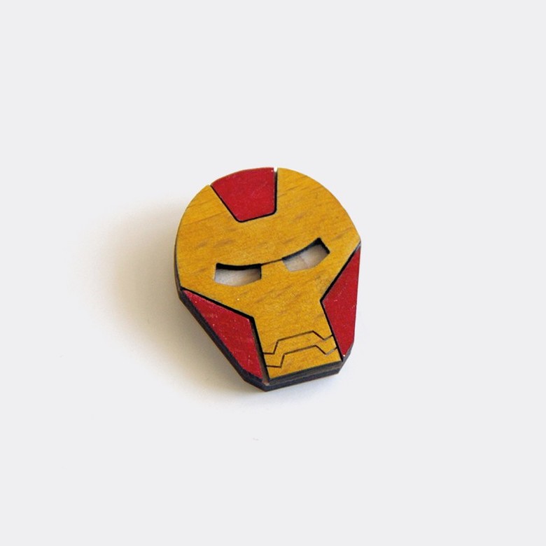 Значок "ЖЕЛЕЗНЫЙ ЧЕЛОВЕК"