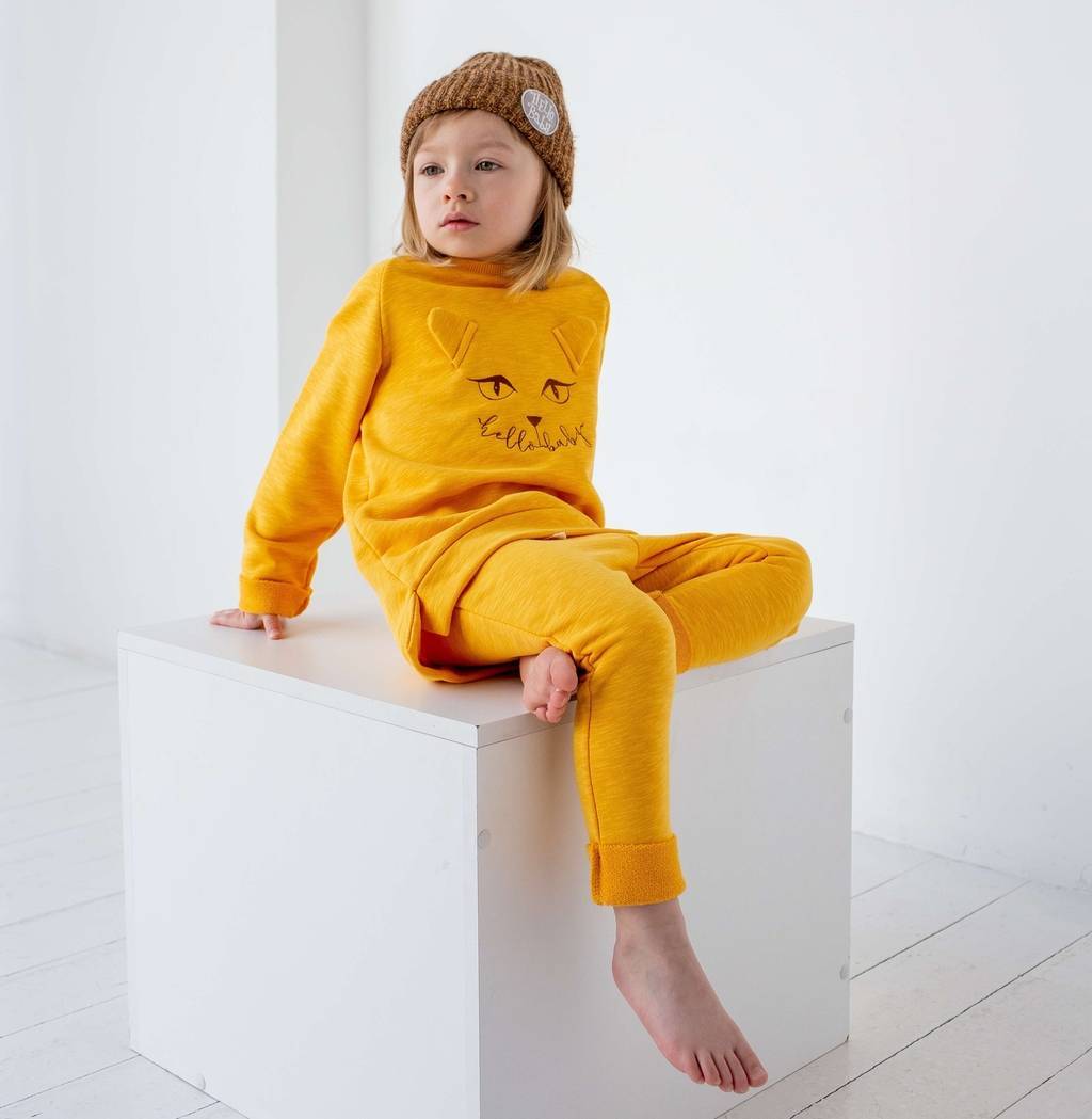 Чиносы "Hello, Baby" р. 86-92 - желтая горчица