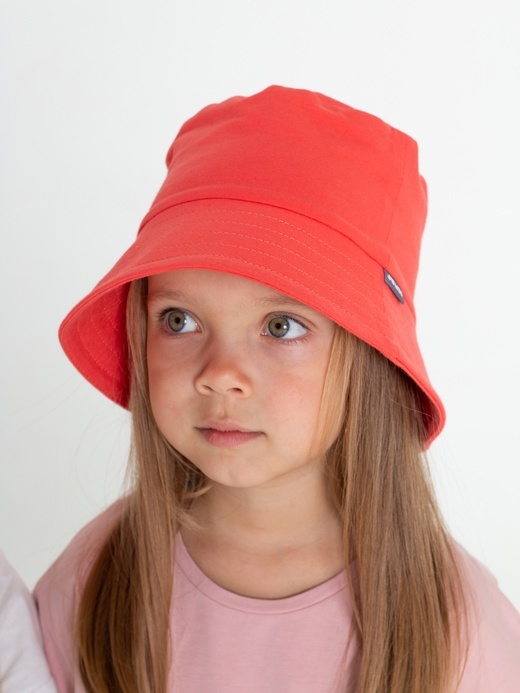 Панамка трикотажная Кенга от "Jumbi" (45-48 см) - коралл