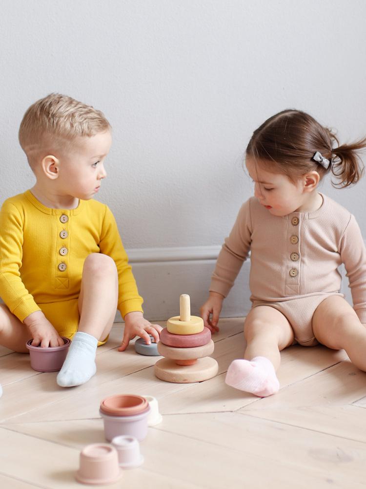 Бодик из кашкорсе от "Lemive" (р. 80 см) -  капучино