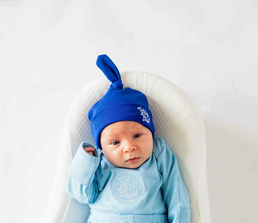 Шапка Hello, Baby для новорожденного "гномик" 0/12 мес - цвета разные