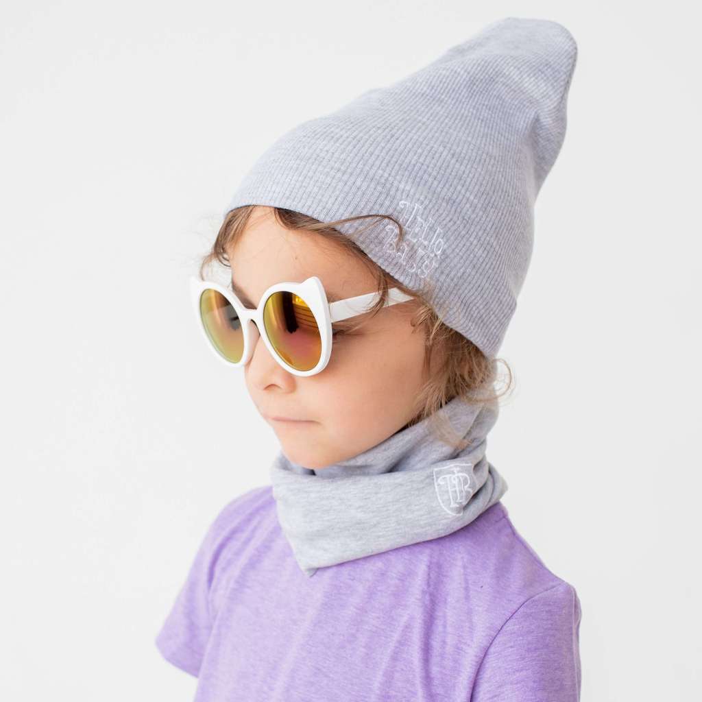 Снуд "Hello, Baby" 100% хлопок - красный