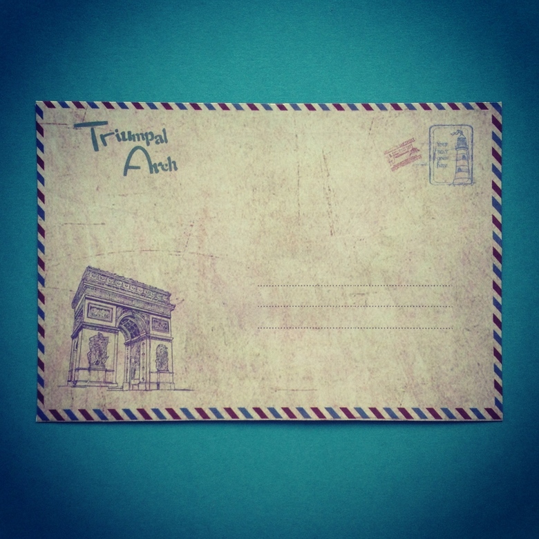Конверт "Триумфальная арка"