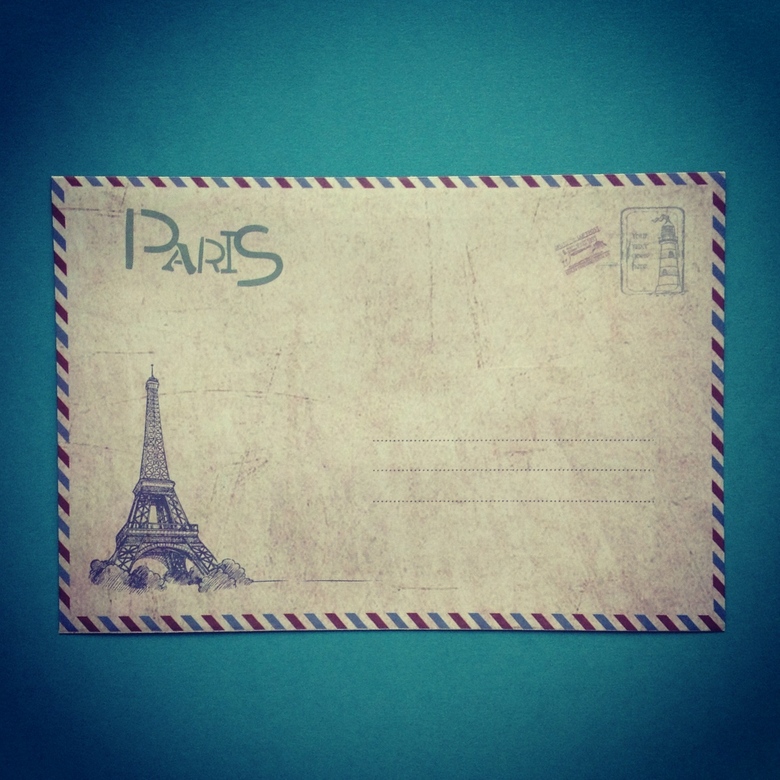 Конверт "Эйфелева башня"