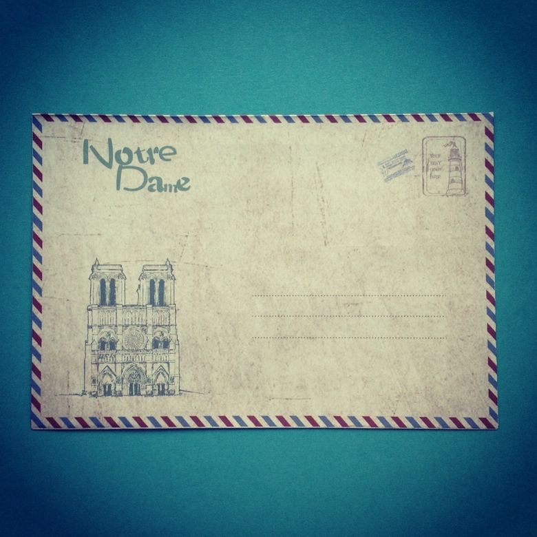 Конверт "Собор Парижской Богоматери"