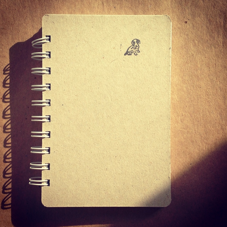 Блокнот с собачкой