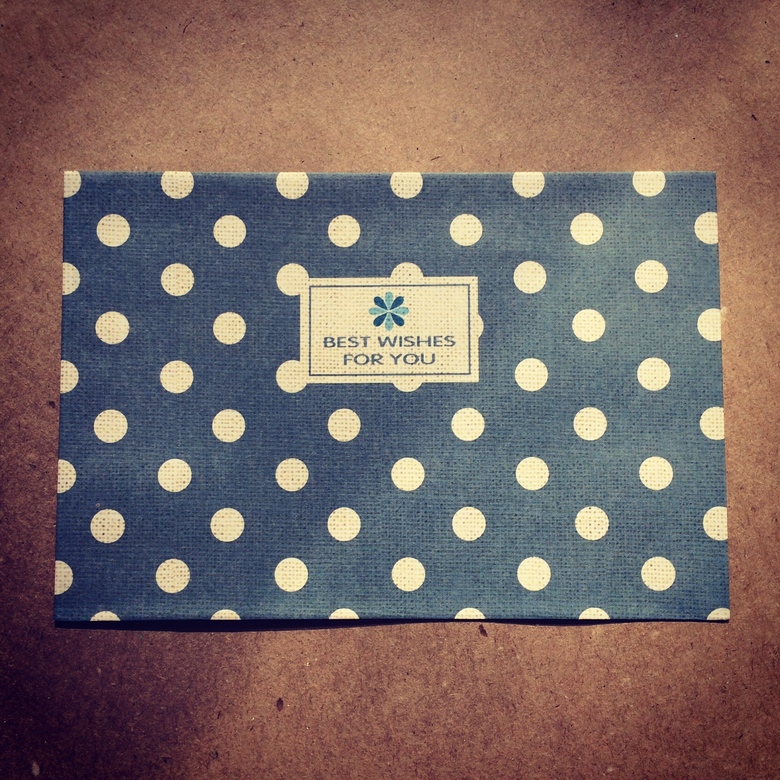 Конверт в горох