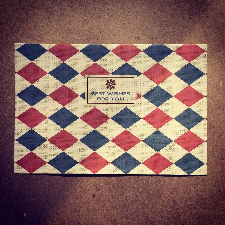 Конверт с ромбом