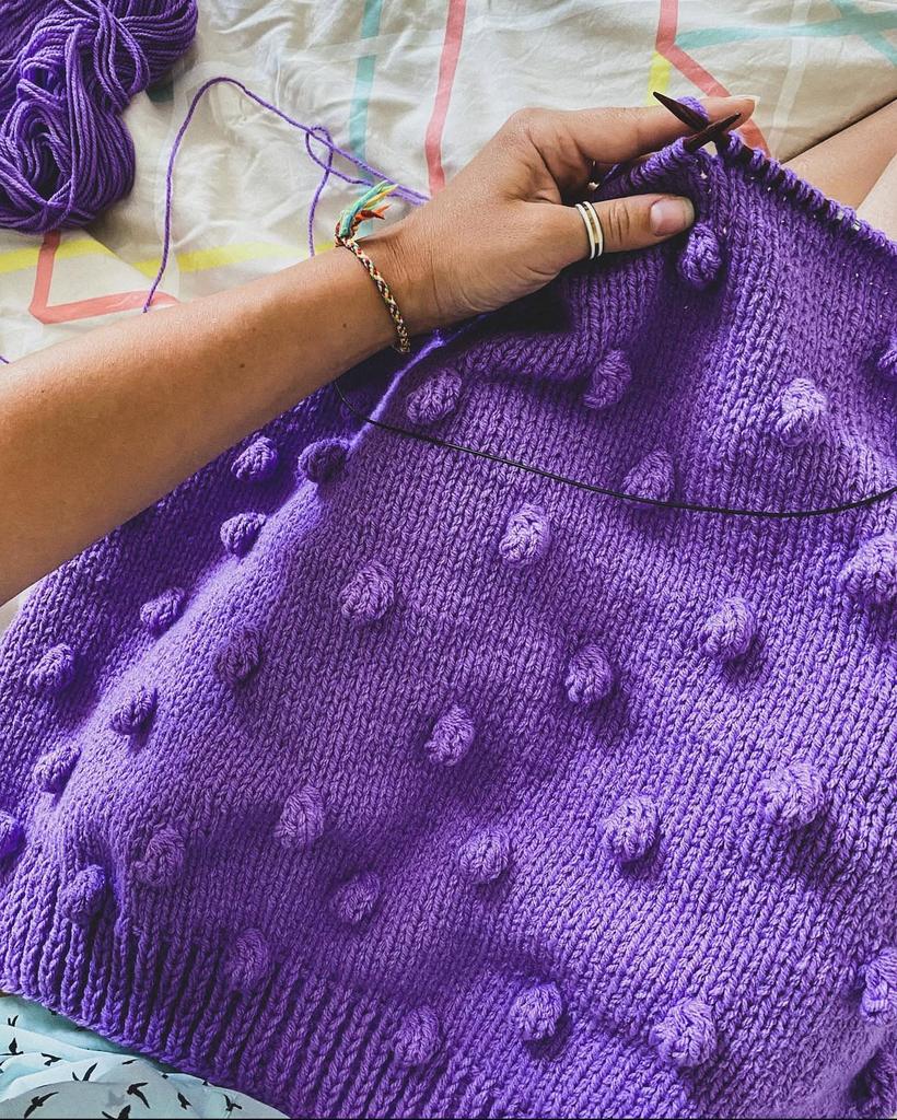 Шишечки, цвет колокольчик