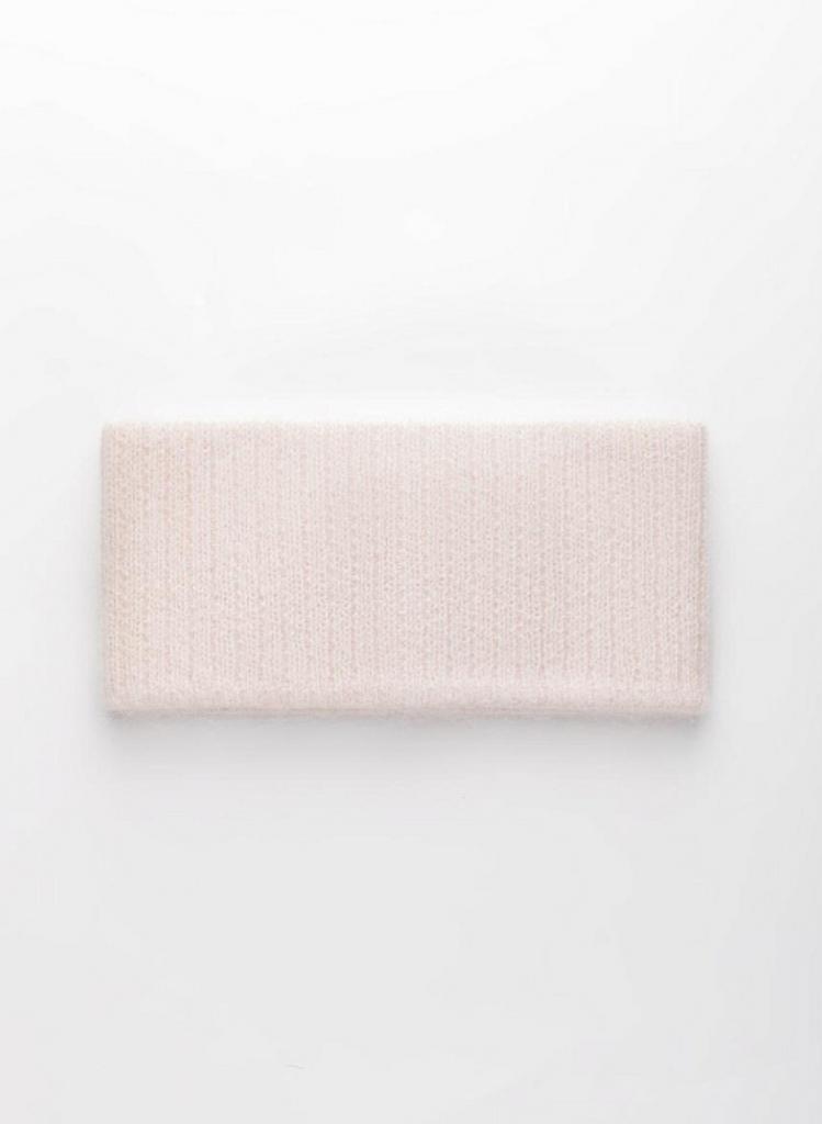 Повязка на голову из ангоры, бежевая