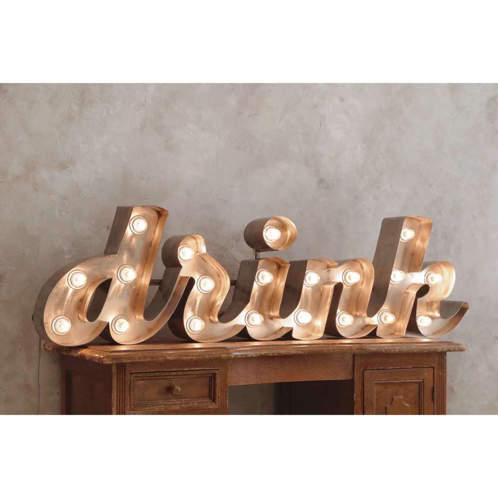 drink с лампочками