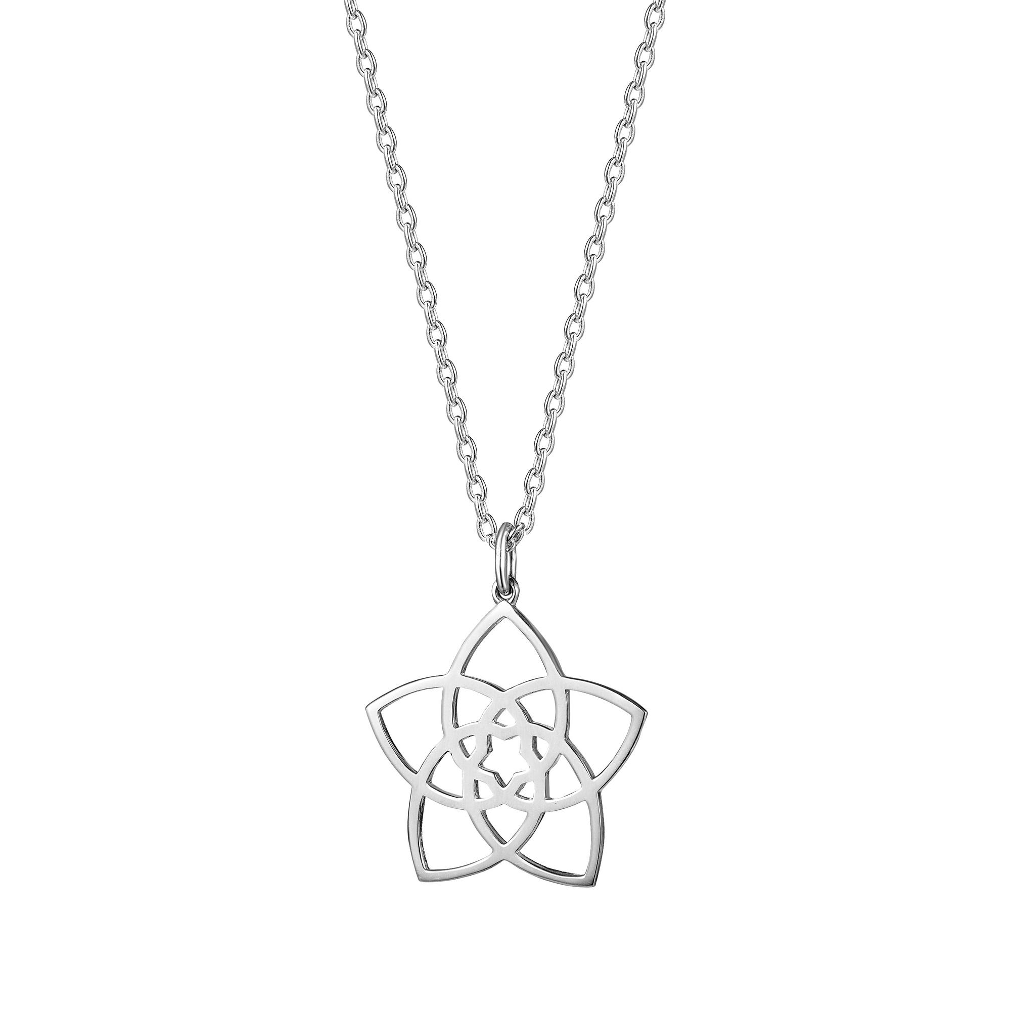 Подвеска Venus Flower (Цветок Венеры)  на цепочке