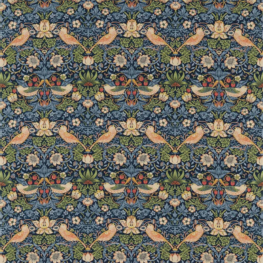 Английская ткань Morris  Strawberry Thief