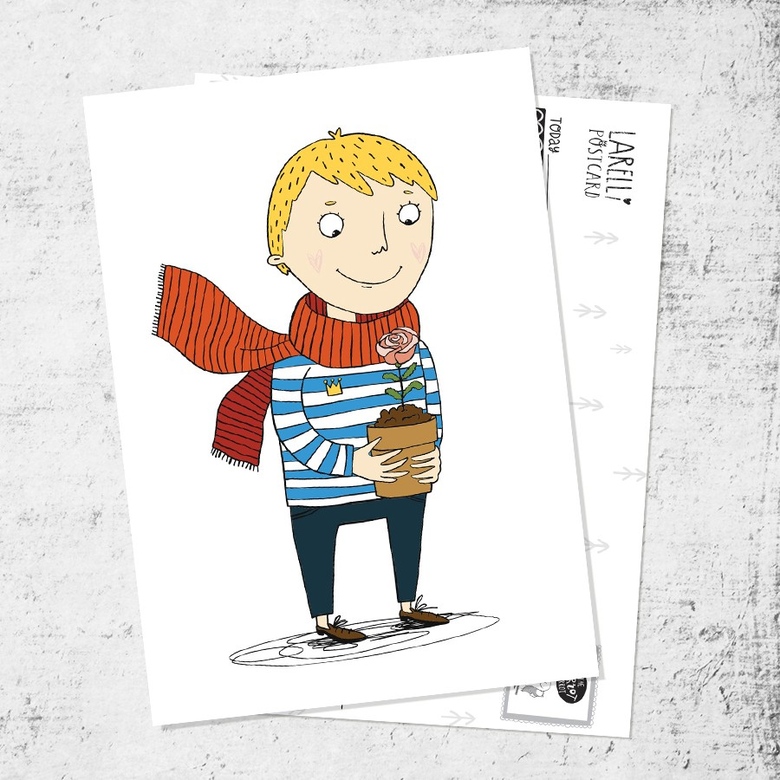 Почтовая открытка «Le petit prince»