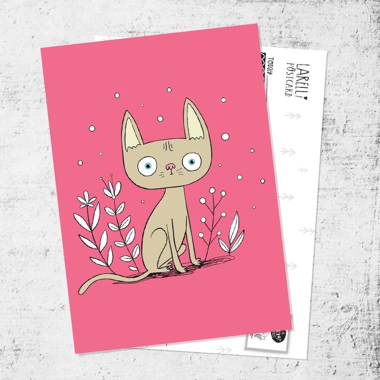 Почтовая открытка «Портос»