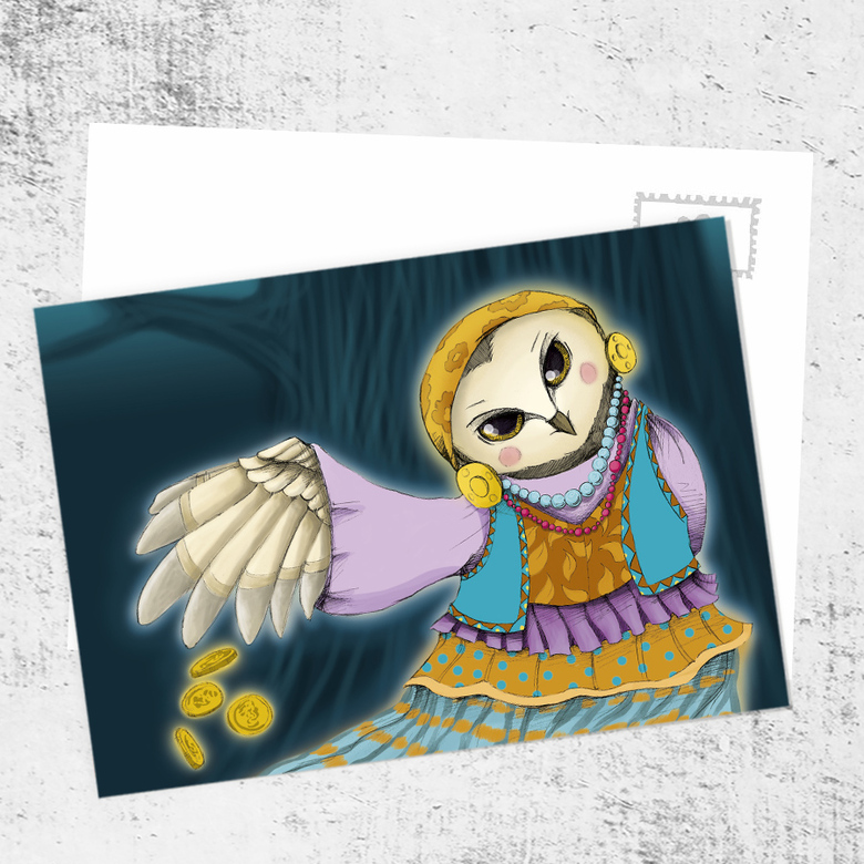 Почтовая открытка «Gipsy»