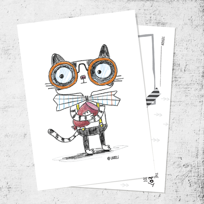 Почтовая открытка «Лев Борисыч»