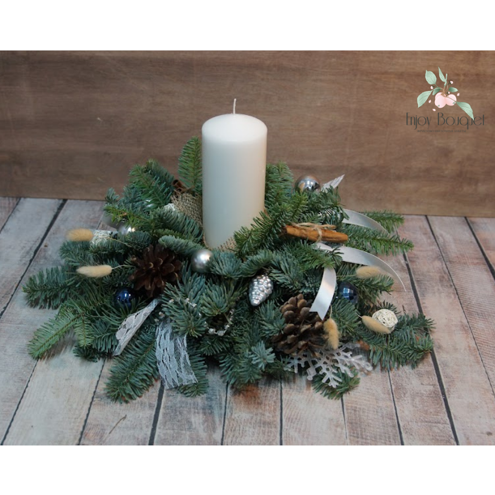 Композиция для декора "Свет белого огня"