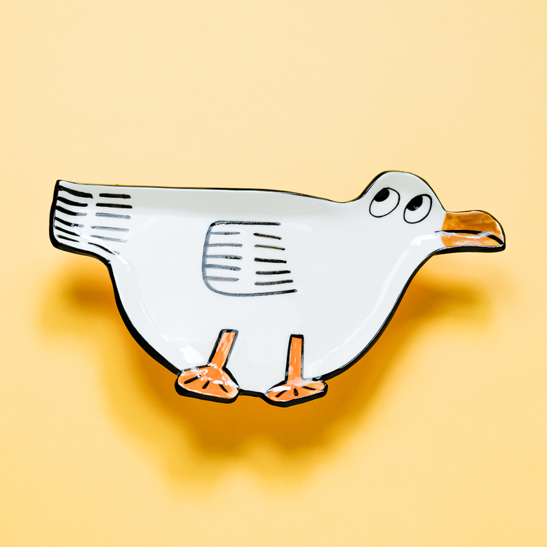 Тарелка ЛЮБОПЫТНАЯ ЧАЙКА