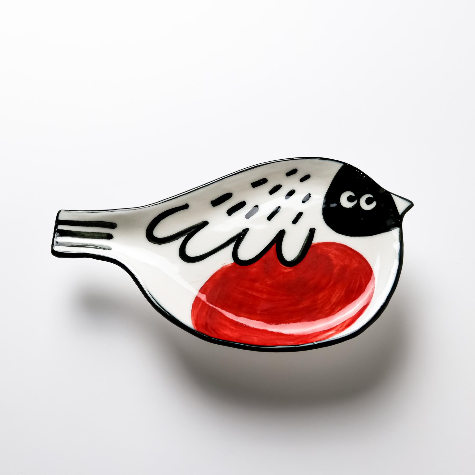 Блюдце НАРЯДНЫЙ СНЕГИРЬ