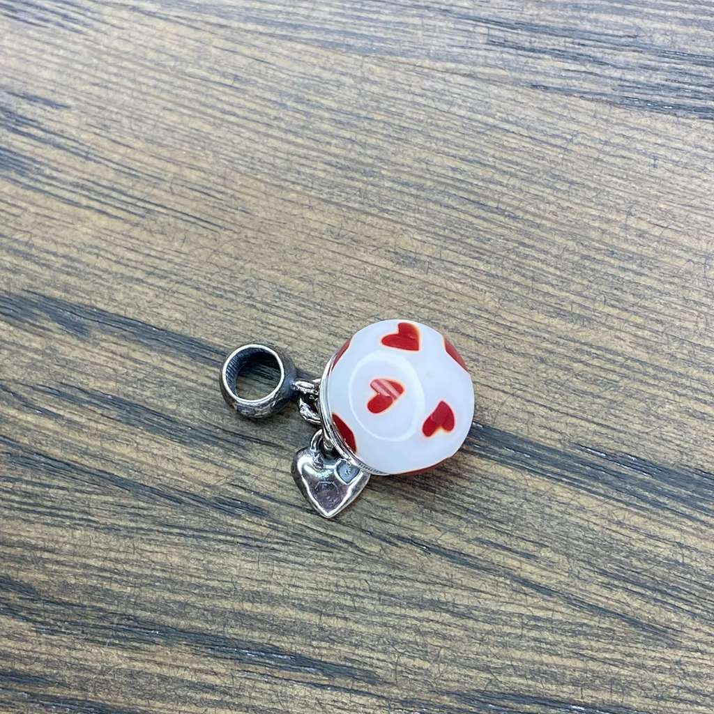 Sat AQUARIUM Dangle 3 surface hearts