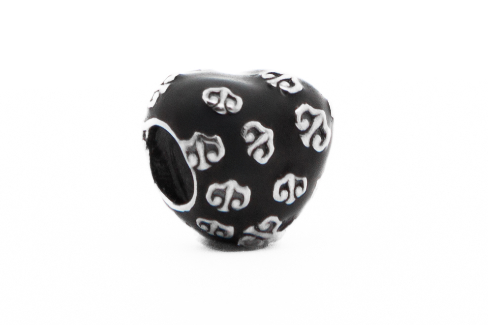 True Love Black enamel