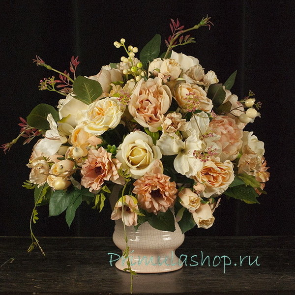 КУПИТЬ КОМПОЗИЦИЮ ИЗ ИСКУССТВЕННЫХ ЦВЕТОВ НА СТОЛ