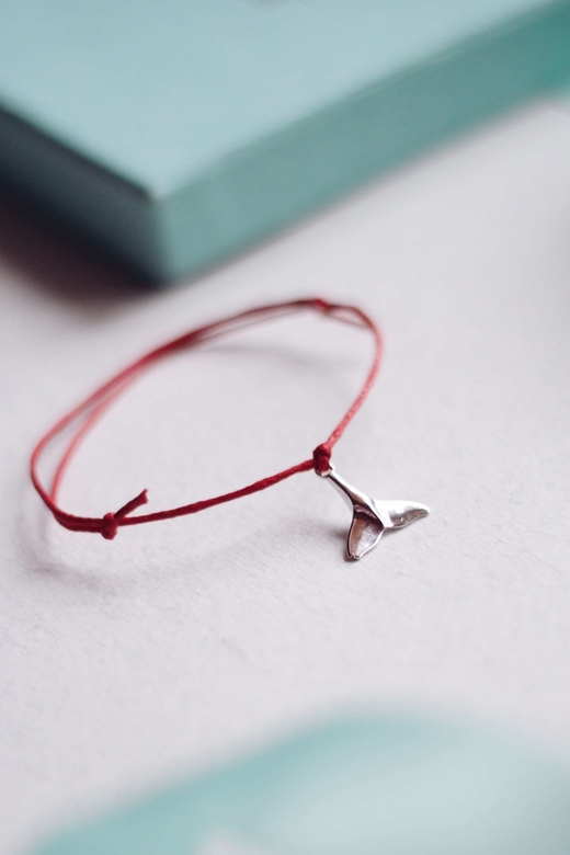 Кит/Хвост кита (покрытие белое золото)