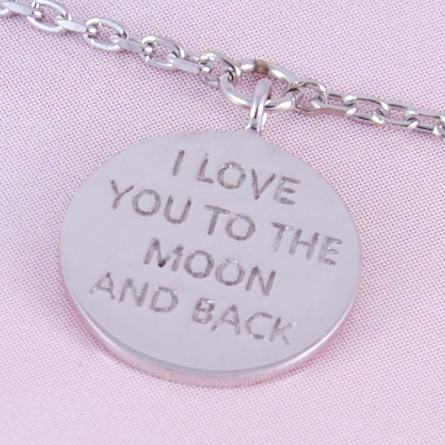 To the moon and back, браслет на цепочке (Серебро 925º)