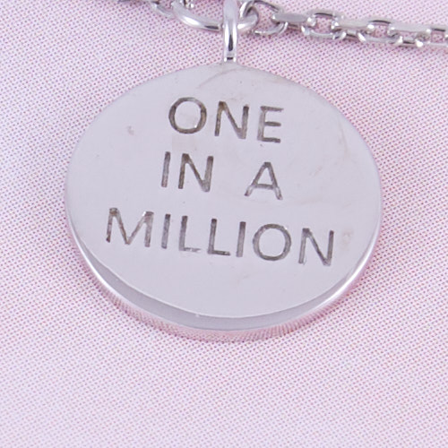 One in a million, браслет на цепочке (Серебро 925º)