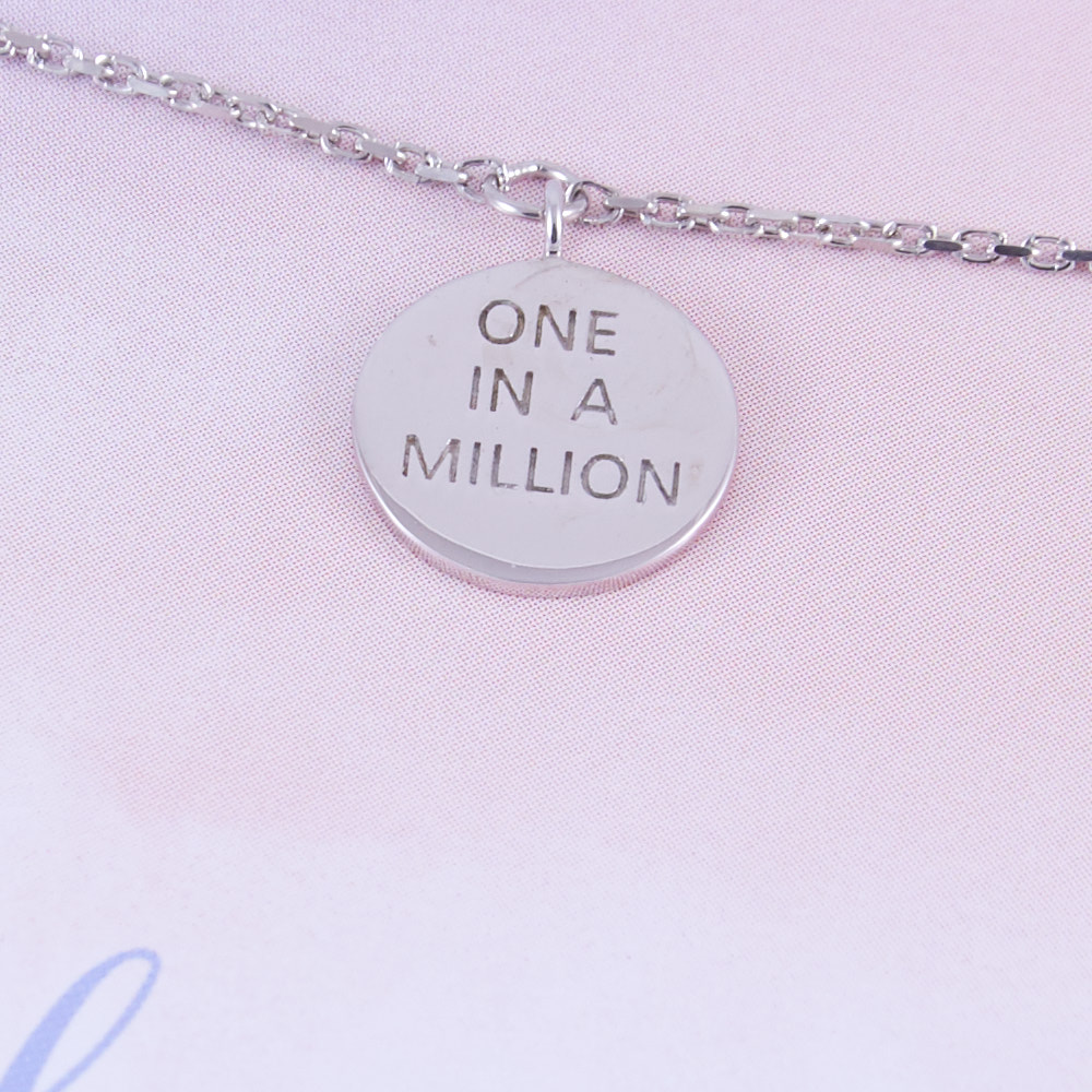 One in a million, браслет на цепочке (Серебро 925º)