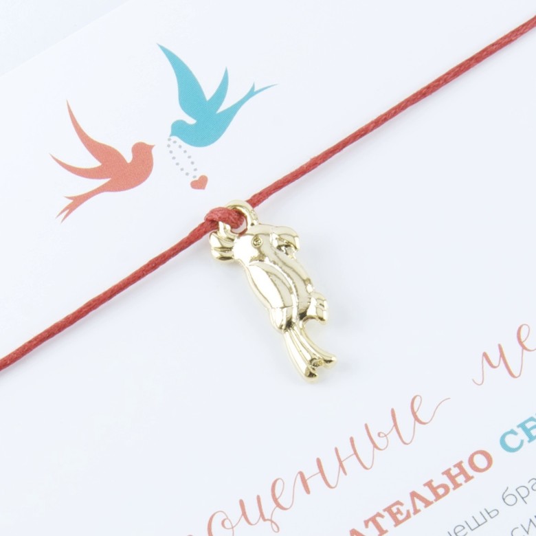 Попугай (покрытие золото)