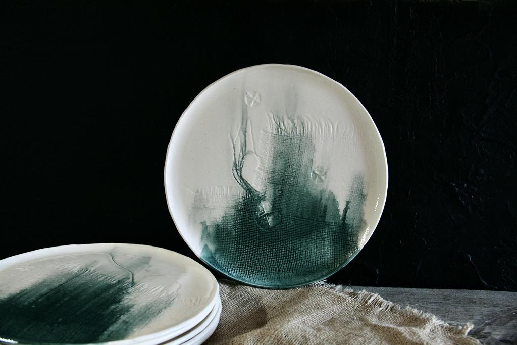 Тарелка Rustic Fog