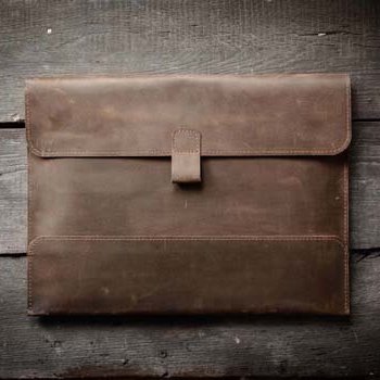 Папка для документов а4 из кожи шоколадного цвета