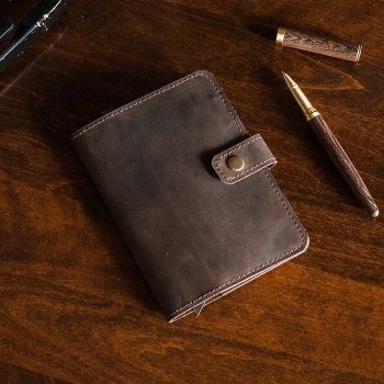 Кожаный блокнот для записей А6