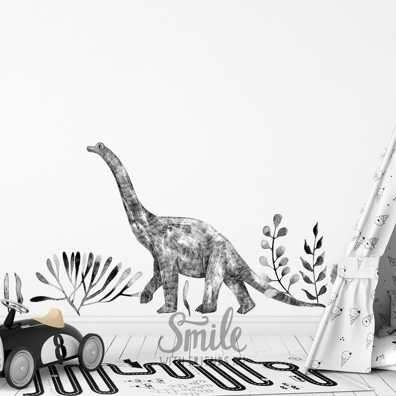 Брахиозавр - стикер интерьерный
