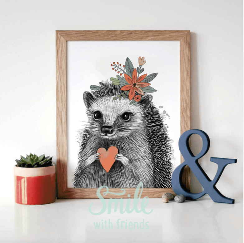 Малышка ежик