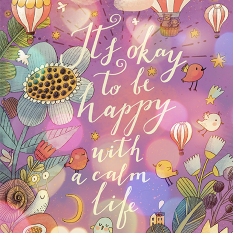 Постер Calm life купить в интернет магазине