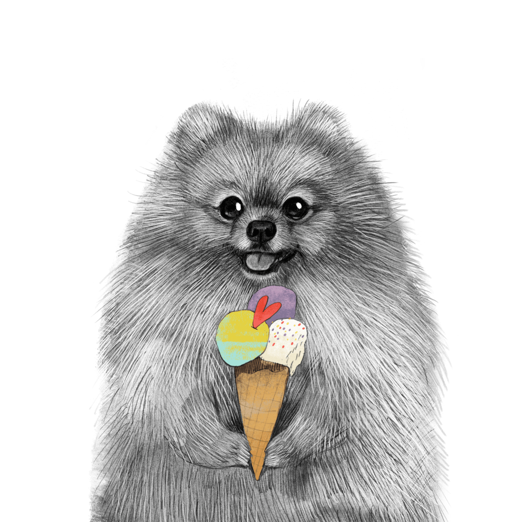 Портрет питомца - иллюстрация на заказ