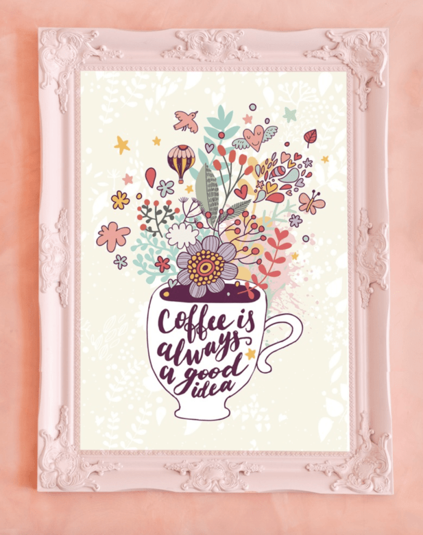 Coffee is always a good idea