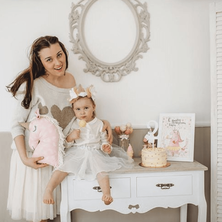 Постер День рождения с единорогом купить в интернет магазине