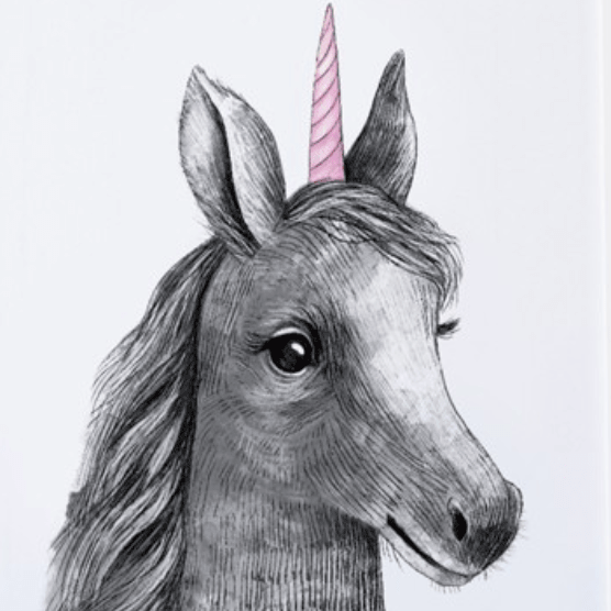 Постер Малышка единорог купить в интернет магазине