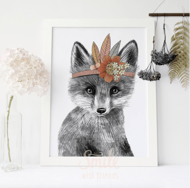 Малышка лисичка