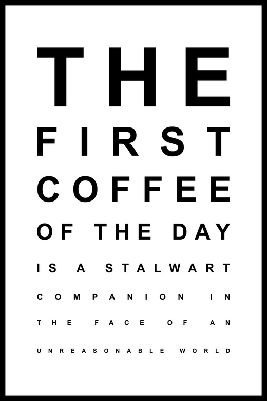 Постер The First Coffee