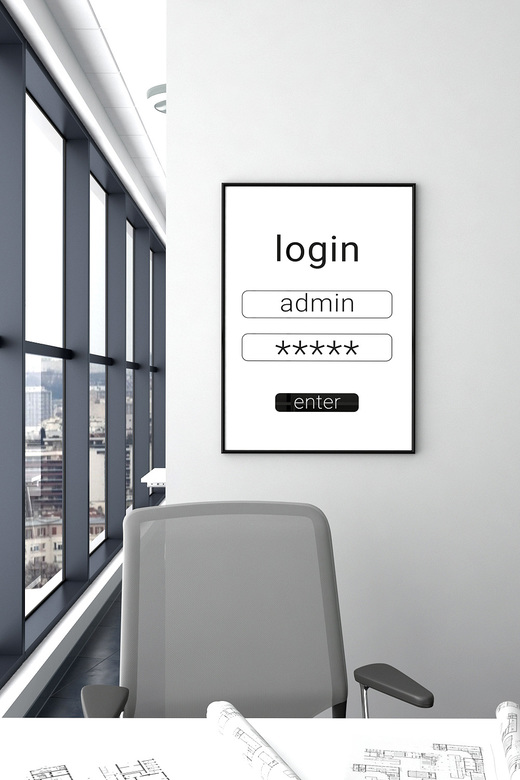 Постер для офиса LOGIN